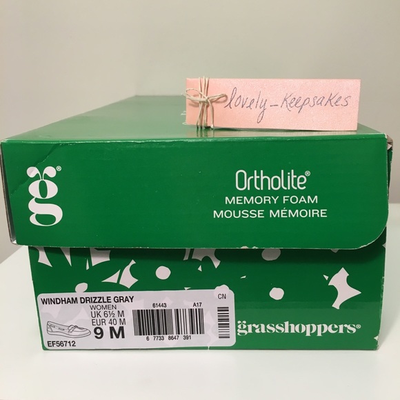 Grasshoppers Windham Gray Preppy Boat Shoes. Sz 9 - Picture 8 of 8